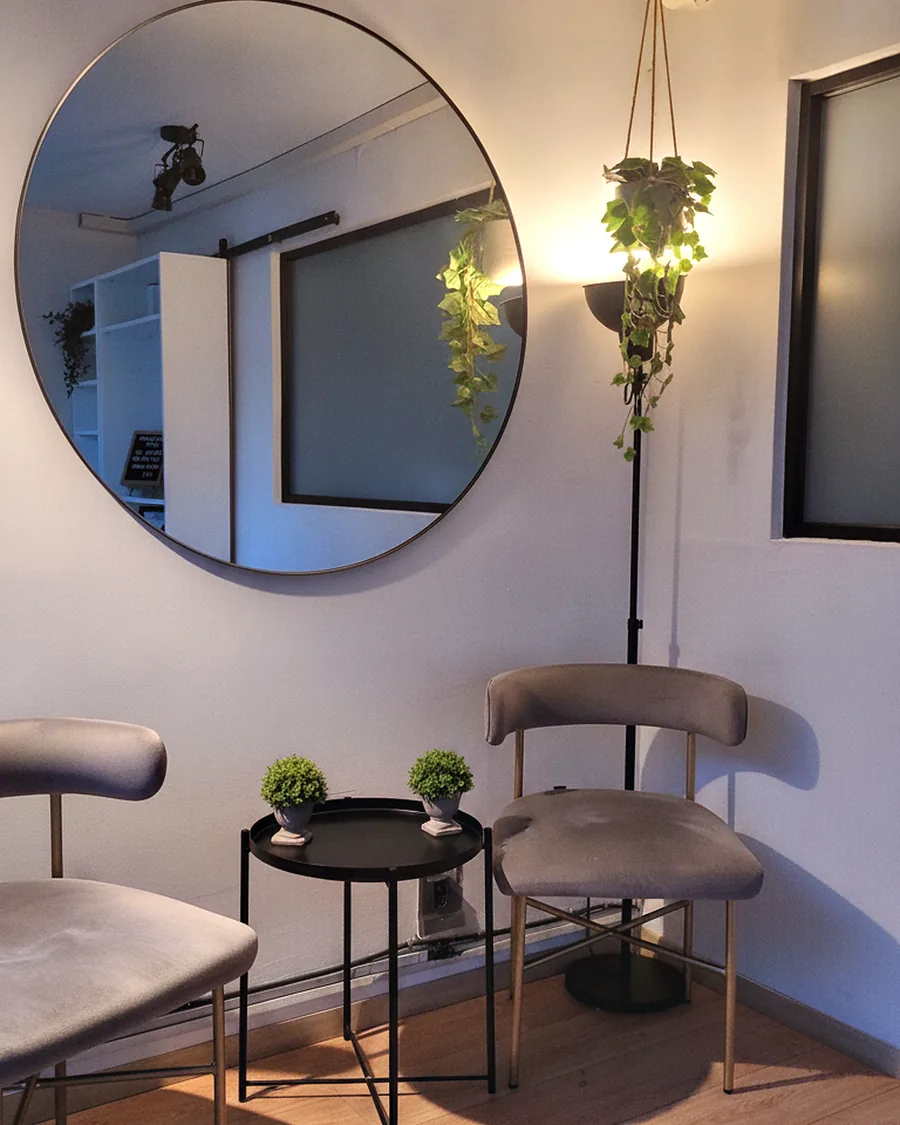 Sala de espera de TAND Clínica Dental en Querétaro