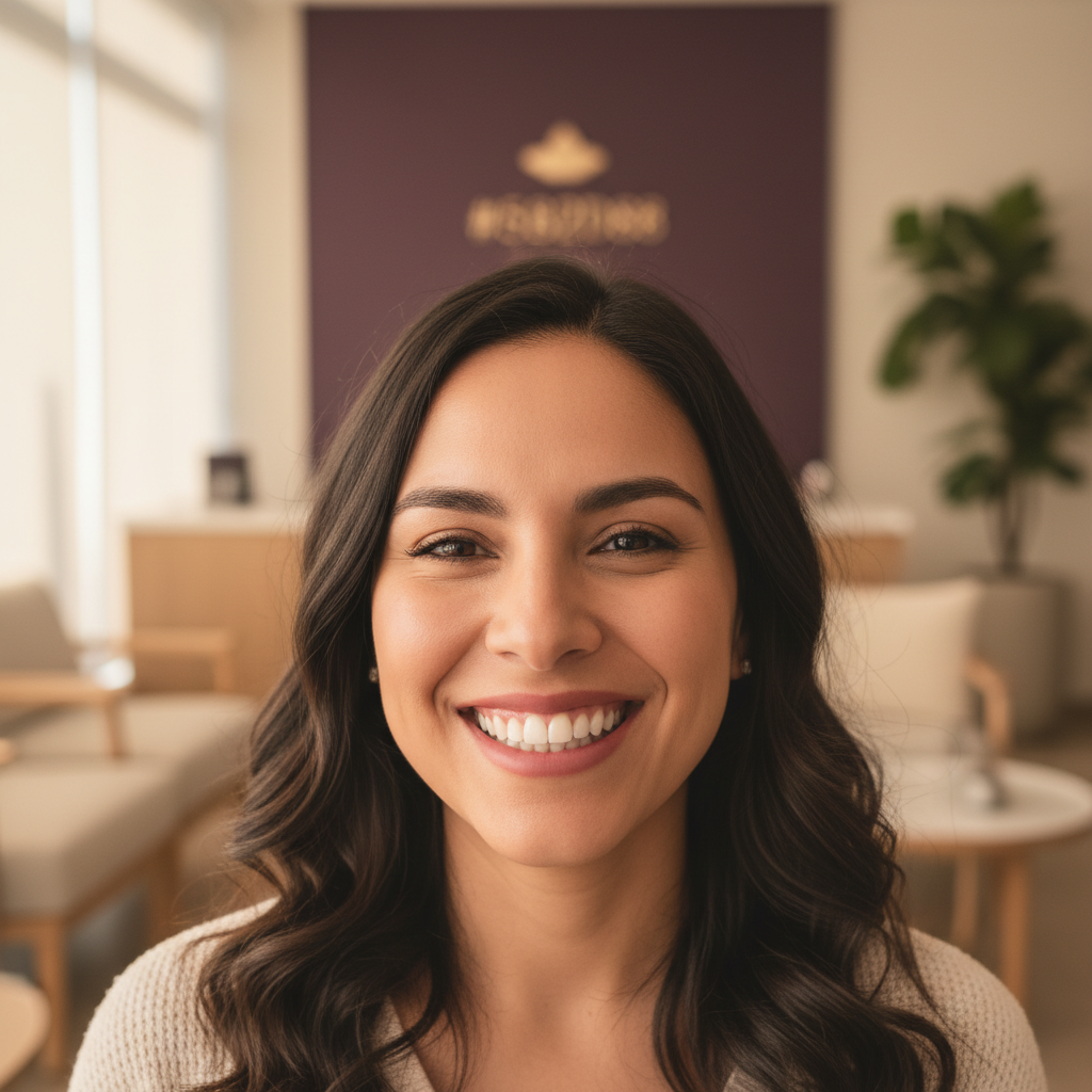 Sonrisa de paciente con carillas dentales naturales en Querétaro